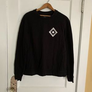 American Eagle Black Sweatshirt Logo S/P/CH